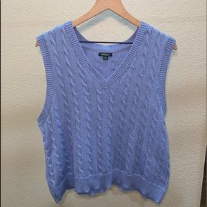 Wild Fable Light Blue Sweater Vest Size XXL